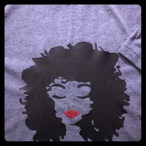 Afro vinyl T-shirt